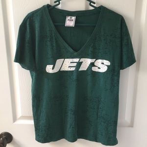 Victoria’s Secret Pink NY Jets T Shirt Small